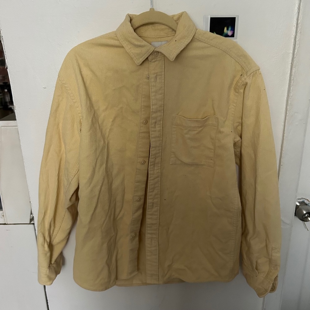 H&M men's relaxed fit corduroy overshirt